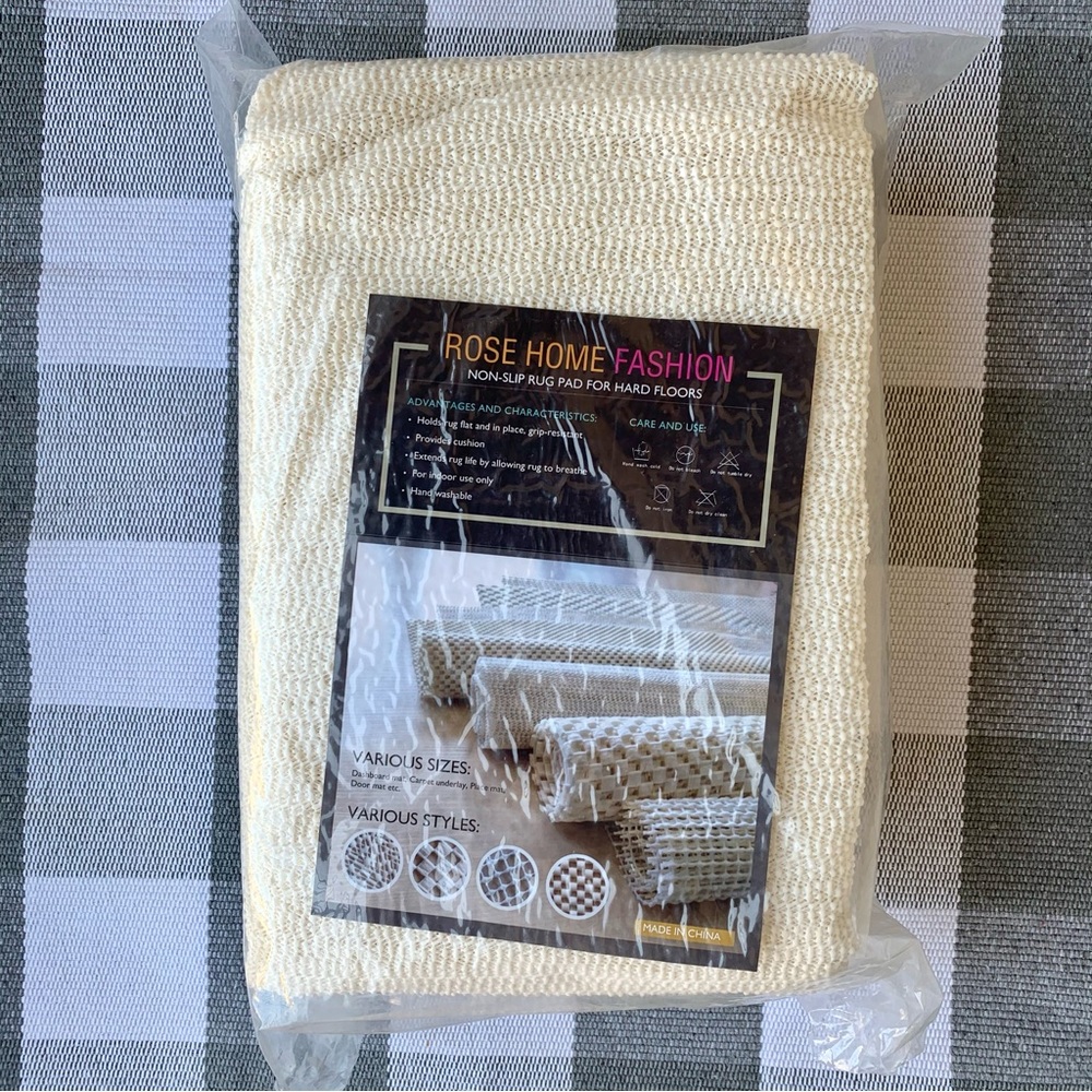 NEW Non Slip Rug protector Pad for Hard wood Floors